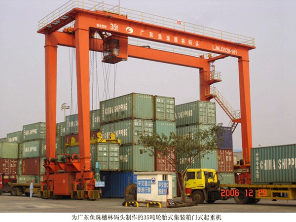 广东梅州龙门吊出租公司50吨60吨集装箱门机